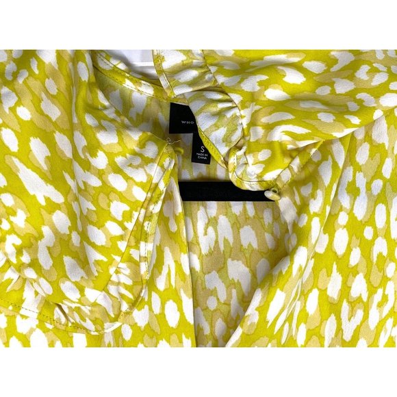 WHO WHAT WEAR CITRUS LEOPARD TIERED DRESS WOMENS Small‎ - Picture 3 of 9